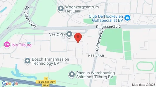 Büros zur Miete i Tilburg - kort over placeringen