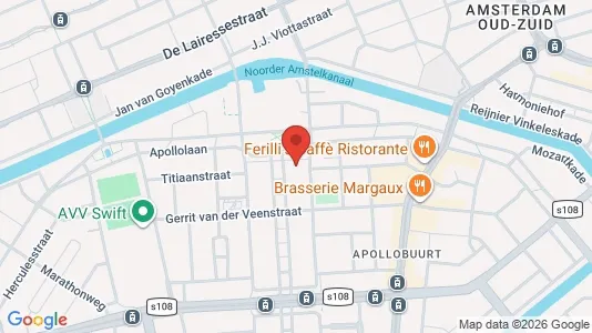 Büros zur Miete i Amsterdam Zuideramstel - kort over placeringen