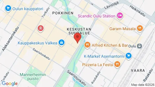 Espacios de oficina En alquiler i Oulu - kort over placeringen