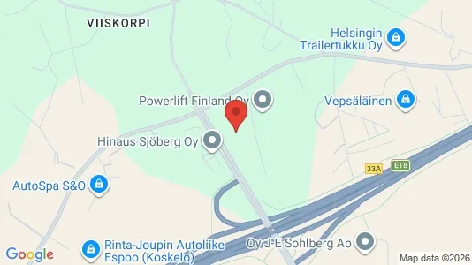 Lagerlokaler til leje i Espoo - Foto fra Google Street View