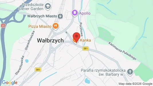 Kontorlokaler til leje i Wałbrzych - Foto fra Google Street View