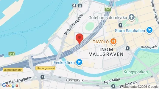 Kontorlokaler til leje i Gøteborg Centrum - Foto fra Google Street View