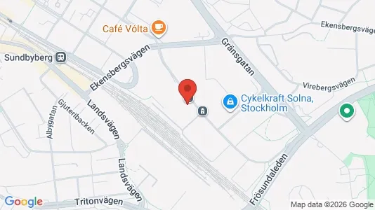 Företagslokaler för uthyrning i Västerort - kort over placeringen