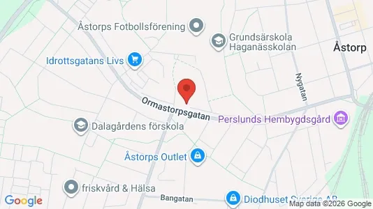 Espacios de oficina En alquiler i Åstorp - Foto de Google Street View