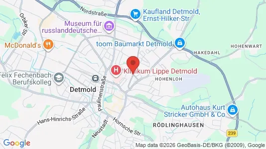 Kontorslokaler för uthyrning i Lippe – Foto från Google Street View
