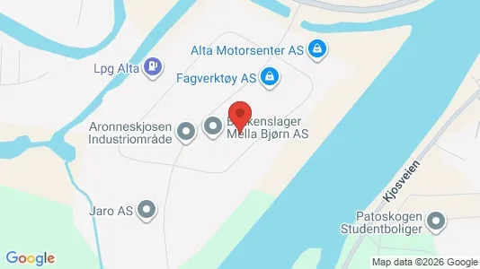 Kontorlokaler til leje i Alta - Foto fra Google Street View