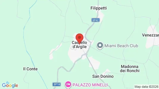 Varastot Vuokrattavana i Castello d'Argile - Kuva Google Street Viewstä