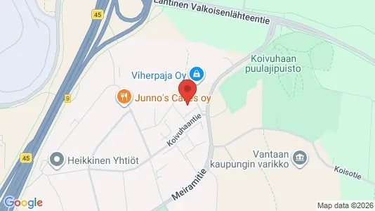 Værkstedslokaler til leje i Vantaa - Foto fra Google Street View