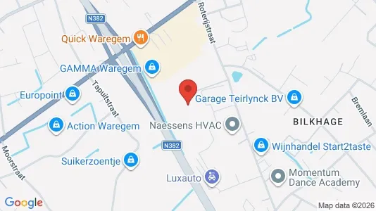 Gewerbeflächen zur Miete i Waregem – Foto von Google Street View