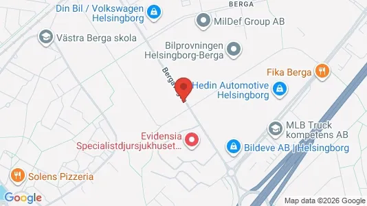 Kontorlokaler til leje i Helsingborg - Foto fra Google Street View