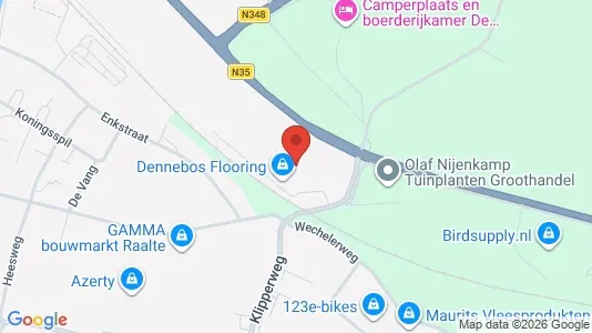 Commercial properties for rent i Raalte - kort over placeringen