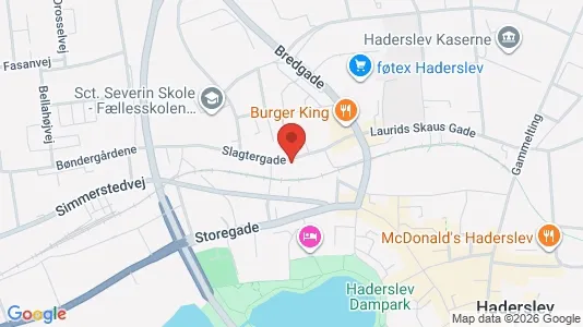 Gewerbeflächen zur Miete i Haderslev – Foto von Google Street View