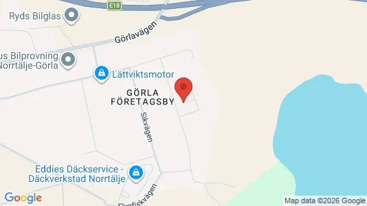 Commercial properties for rent i Norrtälje - kort over placeringen