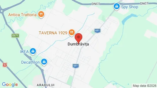 Lokaler til leje i Dumbrăviţa - kort over placeringen