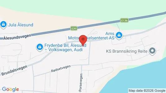 Office spaces for rent i Ålesund - kort over placeringen