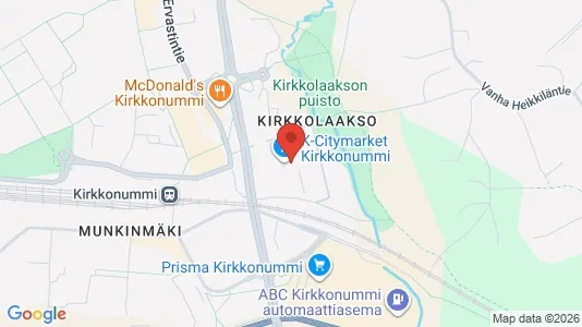Gewerbeflächen zur Miete i Kirkkonummi - kort over placeringen