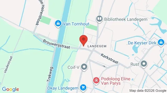 Kommerzieller Grund zur Miete i Deinze - kort over placeringen