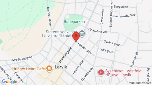 Lokaler til leje i Larvik - Foto fra Google Street View