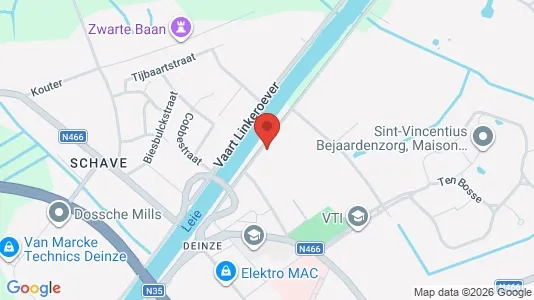 Lager til leie i Deinze – Bilde fra Google Street View