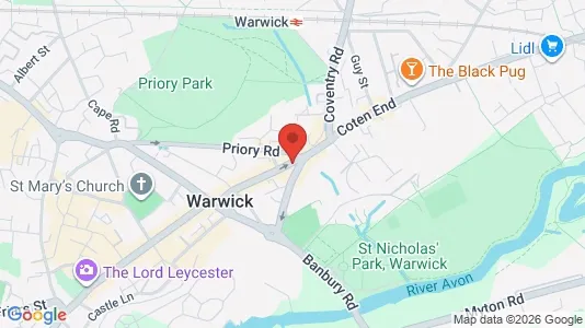 Büros zur Miete i Warwick - Warwickshire – Foto von Google Street View