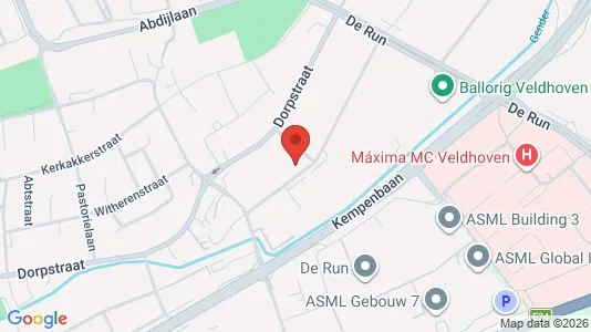 Commercial properties for rent i Veldhoven - kort over placeringen