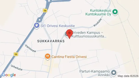 Office spaces for rent i Orivesi - kort over placeringen