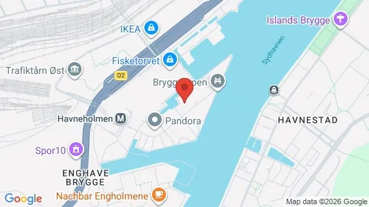 Office spaces for rent i Vesterbro - kort over placeringen