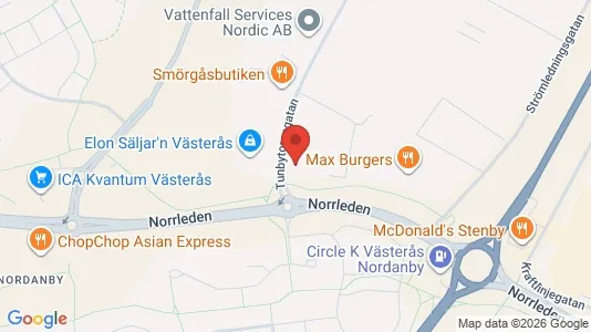 Kontorlokaler til leje i Västerås - Foto fra Google Street View