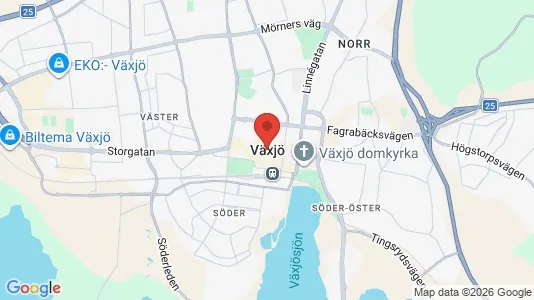 Kaupat Vuokrattavana i Växjö - Kuva Google Street Viewstä