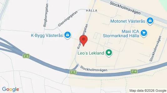 Företagslokaler för uthyrning i Västerås – Foto från Google Street View