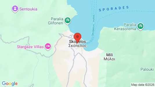 Lokaler til salg i Skopelos - kort over placeringen