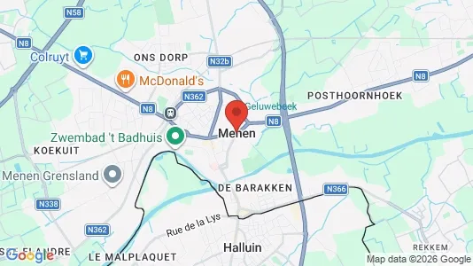 Lagerlokaler til leje i Menen - Foto fra Google Street View
