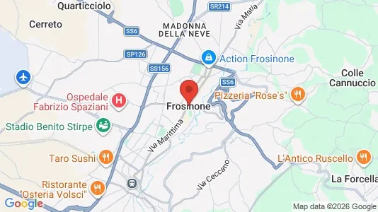 Kontorlokaler til leje i Frosinone - Foto fra Google Street View