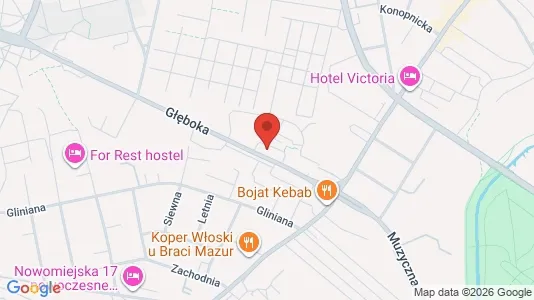 Kontorer til leie i Lublin - kort over placeringen