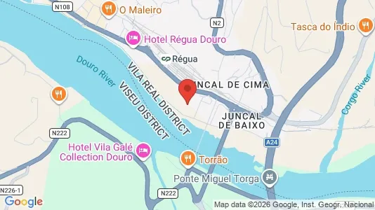 Kontorlokaler til leje i Peso da Régua - kort over placeringen