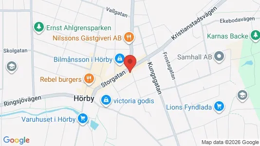 Gewerbeflächen zur Miete i Hörby – Foto von Google Street View