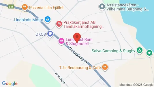Commercial properties for rent i Vilhelmina - kort over placeringen