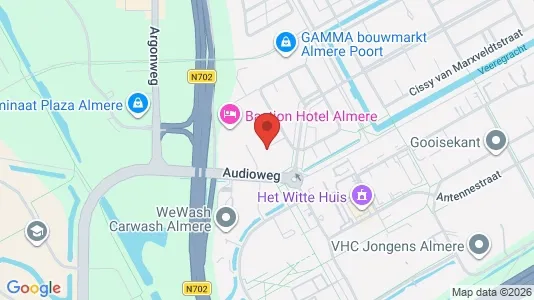Liikekiinteistöt Vuokrattavana i Almere - kort over placeringen