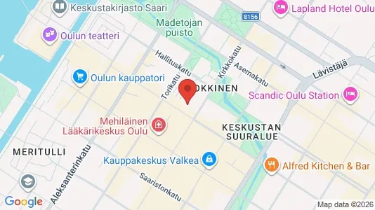 Kontorlokaler til leje i Oulu - Foto fra Google Street View
