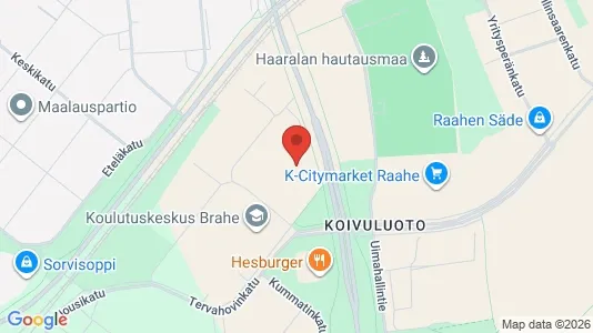 Toimistotilat Vuokrattavana i Raahe - Kuva Google Street Viewstä