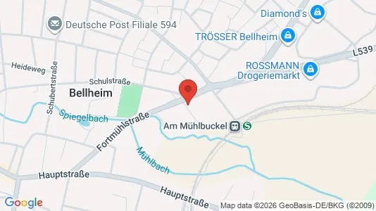 Teollisuuskiinteistöt Vuokrattavana i Germersheim - Kuva Google Street Viewstä