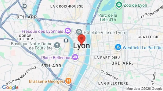 Lokaler til leje i Lyon - Foto fra Google Street View