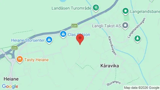 Gewerbeflächen zum Kauf i Stord - kort over placeringen