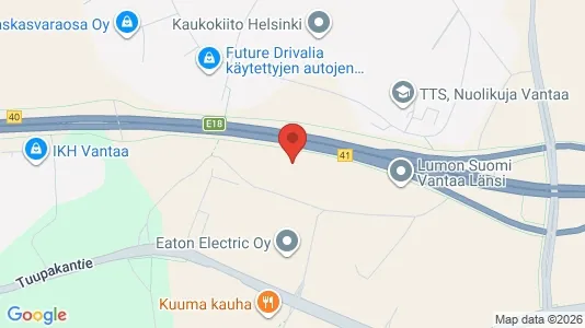 Lagerlokaler til leje i Vantaa - Foto fra Google Street View