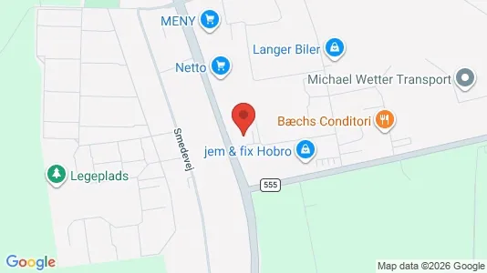 Lagerlokaler til leje i Hobro - Foto fra Google Street View