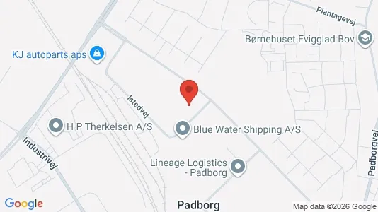 Lagerlokaler för uthyrning i Padborg – Foto från Google Street View
