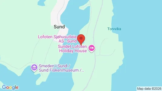 Liikekiinteistöt Vuokrattavana i Flakstad - Kuva Google Street Viewstä
