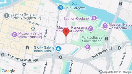 Büros zur Miete i Wrocław – Foto von Google Street View