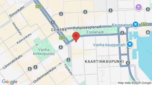 Nieruchomości komercyjne Do wynajęcia i Helsinki Läntinen - kort over placeringen