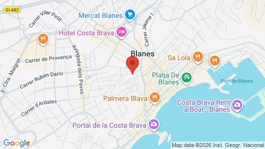 Liikekiinteistöt Myynnissä i Blanes - Kuva Google Street Viewstä